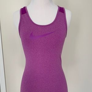 NikePro purple tank XS